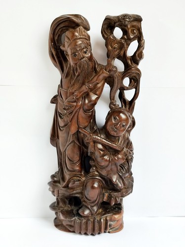 Holzfigur china schnitzerei - china,