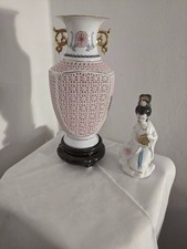 Chinesische vasen + Figur