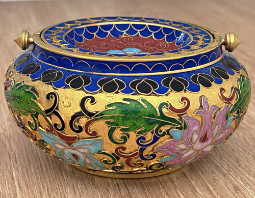 Cloisonné weihrauchgefäß - cloisonné,