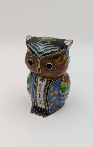 Chinesische cloisonne eule - chinesische,