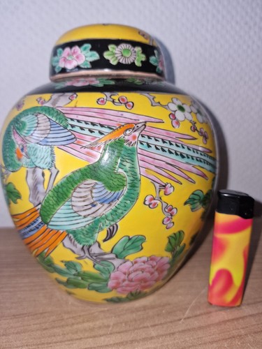 Chinesische vase deckelvase - chinesische,