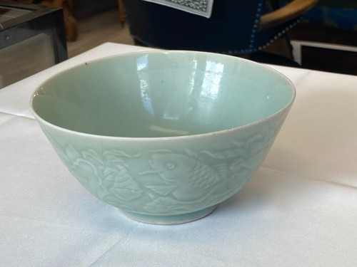 China seladon schale karpfen - china,