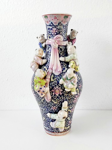 Chinesische emaillierte blau - chinesische,