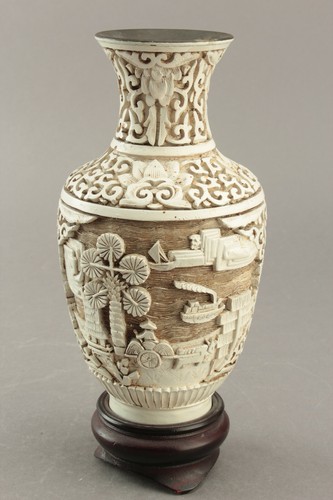 Vase asiatika china - asiatika, weisslack