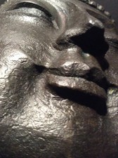 Buddhakopf (Granitstein) aus