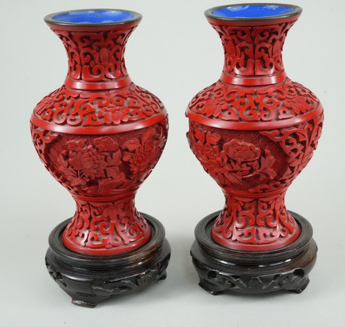Asiatika paar alte - -, rotlack