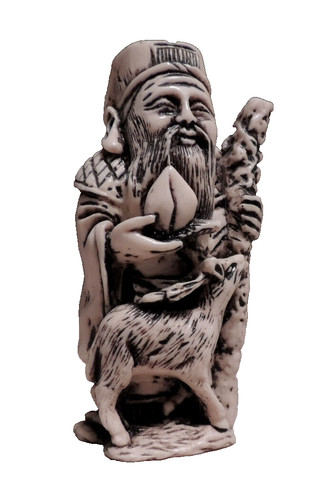 Alte asiatische figur aus - alte,