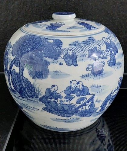 Chinesisches deckelgefäß - chinesisches,