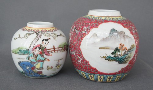 Porzellan dose vase - porzellan,