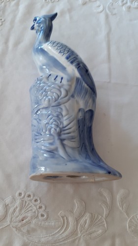 Chinesischer blaue pfaufigur - blaue,
