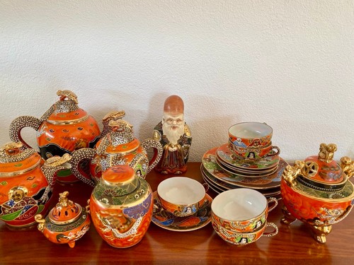 Japanisches teeservice satsuma - teeservice,