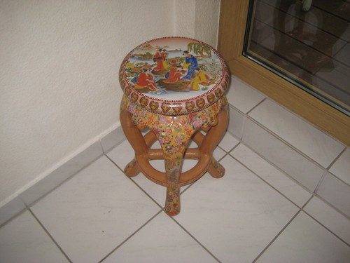 Antiker porzellan hocker - antiker, /