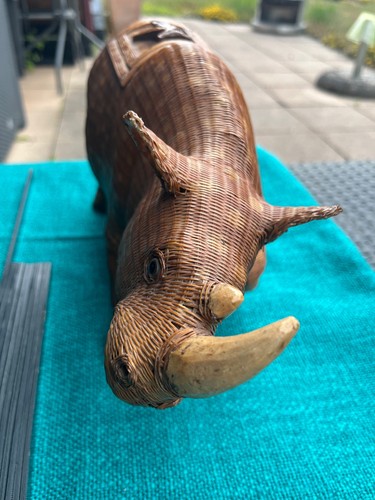 Vintage chinesisches nashorn - vintage,