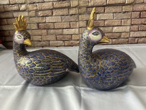 Paar asiatische figur pfau - x,
