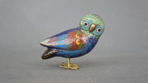 Cloisonne figur skulptur - skulptur, china