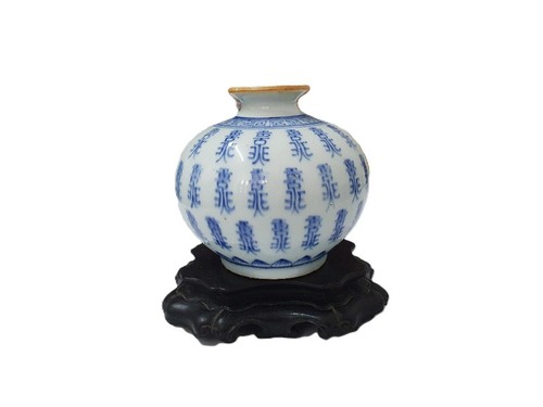 Chinesische kugelvase mit - chinesische,