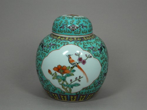 Deckelvase aus porzellan höhe - deckelvase,