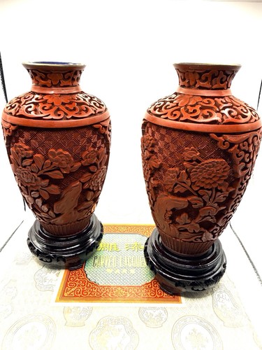 Vintage chinesische cinnabar - chinesische,
