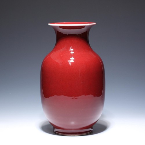 Oxblood sang boeuf - du, vase
