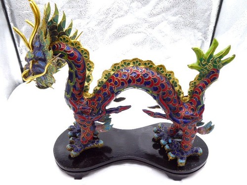 Chinesische cloisonne drachen - cloisonne,